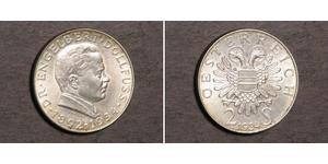 2 Shilling Federal State of Austria (1934-1938) 銀 