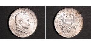 2 Shilling Federal State of Austria (1934-1938) 銀 