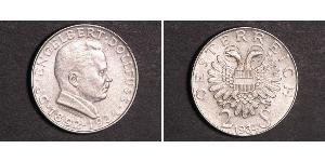2 Shilling Federal State of Austria (1934-1938) 銀 