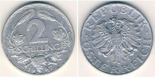 2 Shilling 奥地利第一共和国 (1919 - 1934) 铝 