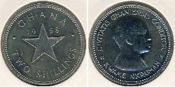 2 Shilling Ghana 镍 