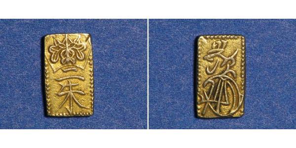 2 Shu Japon / Shogunat Tokugawa (1600-1868) Argent/Or 