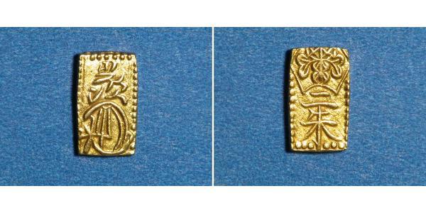 2 Shu Japon / Shogunat Tokugawa (1600-1868) Argent/Or 