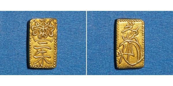 2 Shu Japon / Shogunat Tokugawa (1600-1868) Argent/Or 