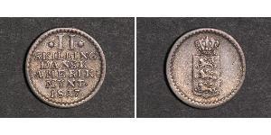 2 Skilling Denmark Silver Frederick VI of Denmark (1768 -1839)