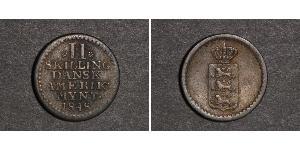 2 Skilling Дания Серебро Фредерик VI, король Дании (1768 -1839)