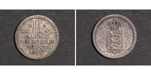 2 Skilling Данія Срібло Фредерик VI, король Данії (1768 -1839)
