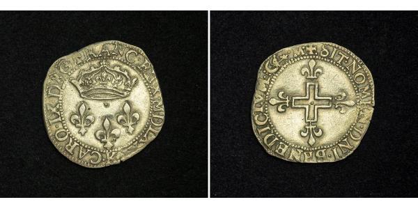 2 Sol Reino de Francia (843-1791) Plata 