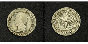 2 Sol Bolivien Silber 