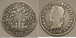 2 Sol Bolivia Silver 