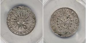 2 Sol United Provinces of the Río de la Plata (1810 -1831) Silver 