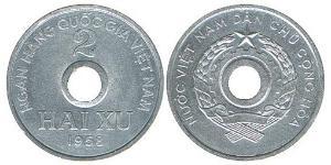 2 Sou Vietnam Aluminio 