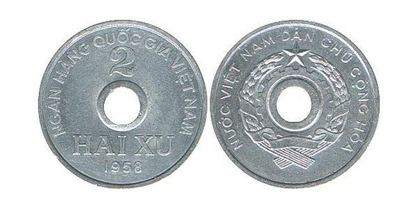 2 Sou Vietnam Aluminio 
