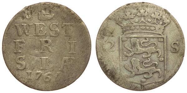2 Stuiver Pays-Bas Argent 