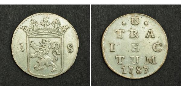 2 Stuiver Pays-Bas Argent 