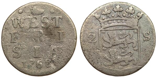 2 Stuiver Pays-Bas Argent 