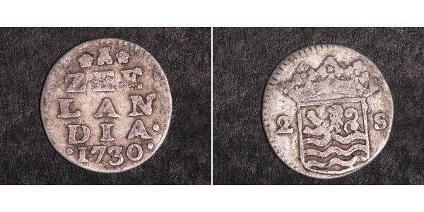 2 Stuiver Dutch Malacca (1641 - 1824) Argento 