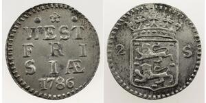 2 Stuiver Paesi Bassi Argento 