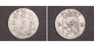 2 Stuiver Paesi Bassi Argento 