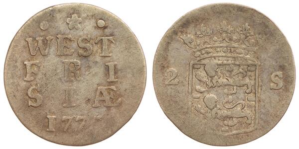 2 Stuiver Paesi Bassi Argento 
