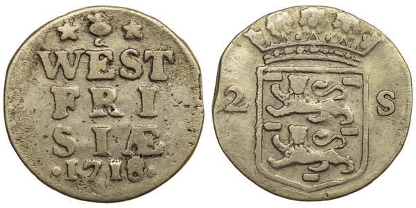 2 Stuiver Paesi Bassi Argento 