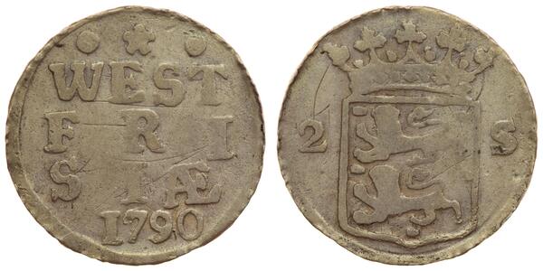 2 Stuiver Paesi Bassi Argento 