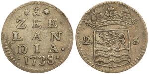 2 Stuiver Dutch Malacca (1641 - 1824) Plata 