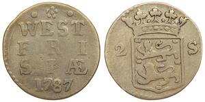 2 Stuiver Países Bajos Plata 