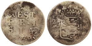 2 Stuiver Países Bajos Plata 