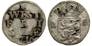 2 Stuiver Países Bajos Plata 