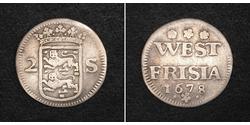 2 Stuiver Niederlande Silber 