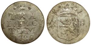 2 Stuiver Niederlande Silber 