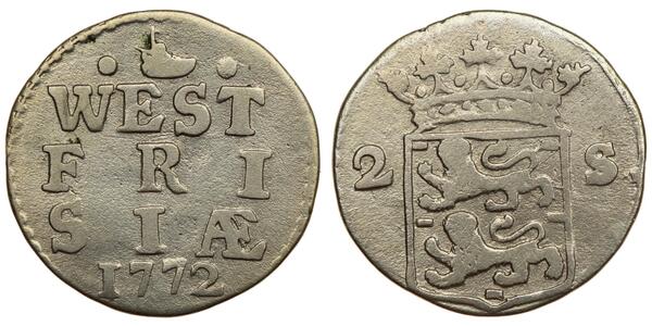 2 Stuiver Niederlande Silber 