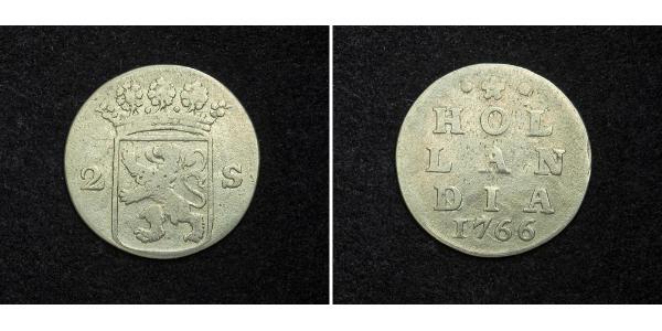 2 Stuiver Netherlands Silver 