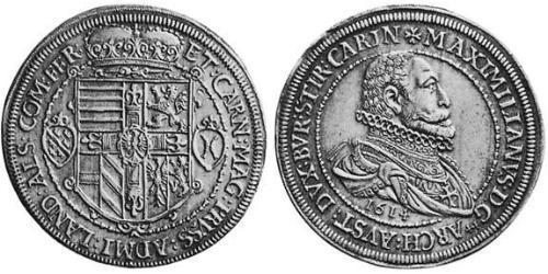 2 Thaler Alsace Argent Maximilien III d