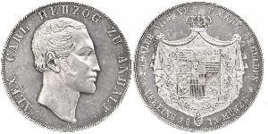 2 Thaler Anhalt-Bernbourg (1603 - 1863) Argent Alexandre-Charles d