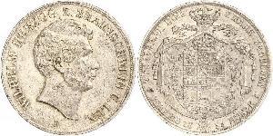 2 Thaler Duché de Brunswick (1815 - 1918) Argent Guillaume de Brunswick