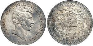 2 Thaler Duché de Brunswick (1815 - 1918) Argent Guillaume de Brunswick