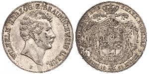 2 Thaler Duché de Brunswick (1815 - 1918) Argent Guillaume de Brunswick