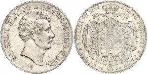 2 Thaler Duché de Brunswick (1815 - 1918) Argent Guillaume de Brunswick