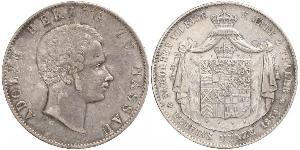 2 Thaler Duché de Nassau (1806 - 1866) Argent Adolphe (grand-duc de Luxembourg)