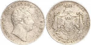 2 Thaler Grand-duché de Bade (1806-1918) Argent Léopold Ier de Bade(1790 – 1852)