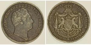 2 Thaler Grand-duché de Bade (1806-1918) Argent Léopold Ier de Bade(1790 – 1852)