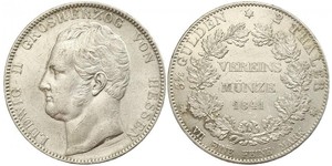 2 Thaler Grand-duché de Hesse (1806 - 1918) Argent Louis II de Hesse