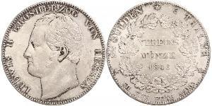 2 Thaler Grand-duché de Hesse (1806 - 1918) Argent Louis II de Hesse