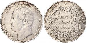 2 Thaler Grand-duché de Hesse (1806 - 1918) Argent Louis II de Hesse