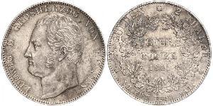 2 Thaler Grand-duché de Hesse (1806 - 1918) Argent Louis II de Hesse