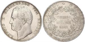 2 Thaler Grand-duché de Hesse (1806 - 1918) Argent Louis II de Hesse