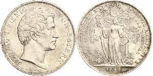 2 Thaler Royaume de Bavière (1806 - 1918) Argent Louis Ier de Bavière(1786 – 1868)