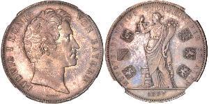 2 Thaler Royaume de Bavière (1806 - 1918) Argent Louis Ier de Bavière(1786 – 1868)